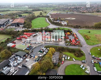 RAF Marston Moor , RAF Tockwith. Station de bombardier militaire britannique de la seconde Guerre mondiale, North Yorkshire Banque D'Images