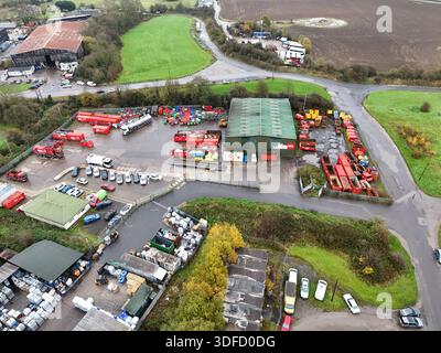 RAF Marston Moor , RAF Tockwith. Station de bombardier militaire britannique de la seconde Guerre mondiale, North Yorkshire Banque D'Images