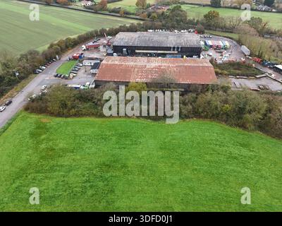 RAF Marston Moor , RAF Tockwith. Station de bombardier militaire britannique de la seconde Guerre mondiale, North Yorkshire Banque D'Images