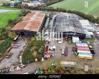 RAF Marston Moor , RAF Tockwith. Station de bombardier militaire britannique de la seconde Guerre mondiale, North Yorkshire Banque D'Images