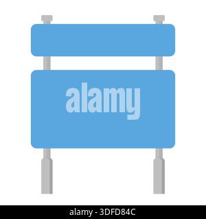 Lampadaires extérieurs isolés sur fond blanc Illustration de Vecteur