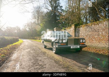 Rolls Royce Camargue 1986, coupé classique britannique ultra luxueux Banque D'Images