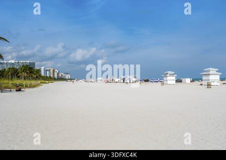 Miami, FL, USA - 9 décembre 2018 : Le Miami South Beach Banque D'Images