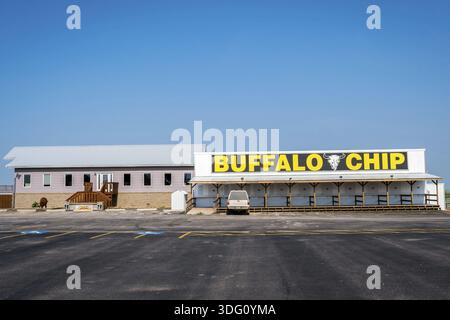 Sturgis, SD, États-Unis - 29 mai 2019 : le terrain de camping Buffalo Chip Banque D'Images