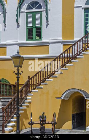 Fort Amsterdam Curacao Willemstad Antilles Néerlandaises Banque D'Images