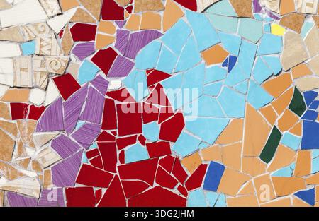 Abstract colorful mosaic comme texture background Banque D'Images