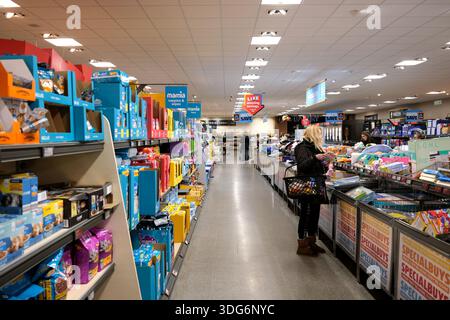 succursale de supermarché aldi, st leonards town, east sussex, royaume-uni Banque D'Images