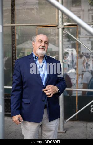New York, NY - 22 juillet 2020 : Portrait de Nassim Nicholas Taleb, essayiste libano-américain, érudit, et auteur de 'le Cygne noir', à New York Banque D'Images