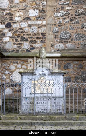 Brno, République tchèque, Moravie - 5 mars 2023 : façade de la cathédrale Saint-Pierre et Paul du XIe siècle, située sur la colline de Petrov. Banque D'Images