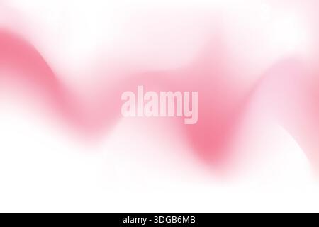 Arrière-plan dégradé rose pâle ondulé. Forme de gradation d'onde rose abstraite pastel. Vague de maille dégradé lisse dans les tons de fleur de sakura rose. Vecteur Illustration de Vecteur