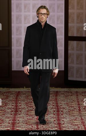 Milan, Italien. 16 janvier 2026. ZEGNA Menswear automne-hiver 2026-27 défilé pendant la semaine de la mode de Paris Menswear le 2026 janvier - Milan, Italie 16/01/2026 crédit : dpa/Alamy Live News Banque D'Images