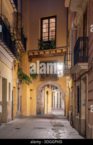 Arche Portal de la Valldisgna, Valence, Communauté valencienne, Espagne Banque D'Images