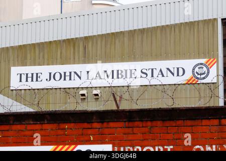 Glasgow, Royaume-Uni. 17 janvier 2026. Vue générale du Firhill Stadium le match de 4e tour de la Coupe d'Écosse entre Partick Thistle et Montrose FC le 17 janvier 2026.(photo par : Jacob Hughes/Sipa USA) crédit : Sipa USA/Alamy Live News Banque D'Images