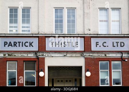 Glasgow, Royaume-Uni. 17 janvier 2026. Vue générale du Firhill Stadium le match de 4e tour de la Coupe d'Écosse entre Partick Thistle et Montrose FC le 17 janvier 2026.(photo par : Jacob Hughes/Sipa USA) crédit : Sipa USA/Alamy Live News Banque D'Images
