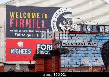 Glasgow, Royaume-Uni. 17 janvier 2026. Vue générale du Firhill Stadium le match de 4e tour de la Coupe d'Écosse entre Partick Thistle et Montrose FC le 17 janvier 2026.(photo par : Jacob Hughes/Sipa USA) crédit : Sipa USA/Alamy Live News Banque D'Images