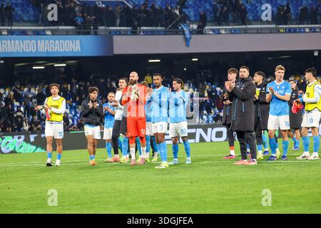 Naples, Campanie, ITALIE. 17 janvier 2026. Football Napoli pendant le match de football du 17 janvier 2026, valable pour le championnat italien Serie A - 2025/26 à Naples au stade Diego Armando Maradona entre SSC Napoli et Sassuolo.sur la photo : (crédit image : © Fabio Sasso/ZUMA Press Wire) USAGE ÉDITORIAL SEULEMENT ! Non destiné à UN USAGE commercial ! Banque D'Images