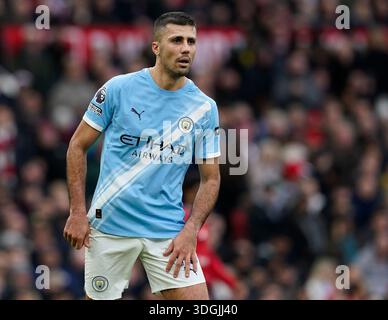 Manchester, Royaume-Uni. 17 janvier 2026. Rodri de Manchester City lors du match Manchester United vs Manchester City premier League à Old Trafford, Manchester. Le crédit photo devrait se lire : Andrew Yates/Sportimage crédit : Sportimage Ltd/Alamy Live News Banque D'Images