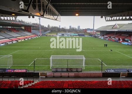 Glasgow, Royaume-Uni. 17 janvier 2026. Vue générale du Firhill Stadium le match de 4e tour de la Coupe d'Écosse entre Partick Thistle et Montrose FC le 17 janvier 2026.(photo par : Jacob Hughes/Sipa USA) crédit : Sipa USA/Alamy Live News Banque D'Images