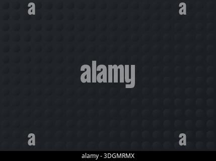 Cool Off-Black Geometric Dots Squircle Vector fond Illustration de Vecteur