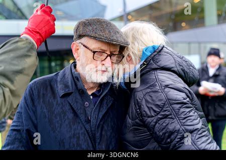 Les membres du MOPAC PCS manifestent devant l'hôtel de ville. Londres, Royaume-Uni. 15 janvier 2026. Banque D'Images