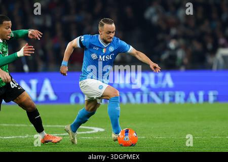 Napoli, Italie. 17 janvier 2026. Pendant le match de football Serie A entre Napoli et Sassuolo au stade Diego Armando Maradona à Naples, dans le sud de l'italie - samedi 17 janvier 2026. Sport - Soccer . (Photo de Alessandro Garofalo/LaPresse) crédit : LaPresse/Alamy Live News Banque D'Images