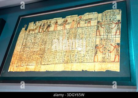 Livre des morts de Nesnakht de la période ptolémaïque Banque D'Images