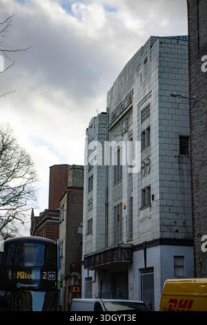 Cinéma Art déco abandonné, Hobson Street, Cambridge, Angleterre, 2026 Banque D'Images