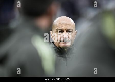 Antonio Pintus entraîneur de fitness du Real Madrid lors du match de football espagnol LaLiga entre le Real Madrid CF et Levante UD le 17 janvier 2026 au stade Bernabeu de Madrid, Espagne Banque D'Images