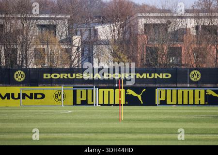 Dortmund, Allemagne 19 janvier 2026 : Ligue des Champions - 2025/2026 - Borussia Dortmund dernière formation sur l'image : image symbolique du terrain d'entraînement Borussia Dortmund à Dortmund Hohenbuschei Banque D'Images