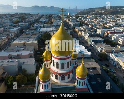 Église orthodoxe russe, San Francisco Banque D'Images