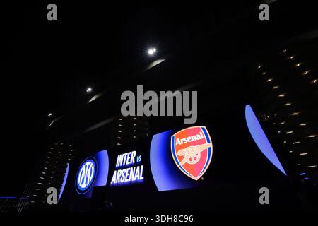 Milan, Italie. 20 janvier 2026. Vue générale avant le match Internazionale vs Arsenal UEFA Champions League à Giuseppe Meazza, Milan. Le crédit photo devrait se lire : Jonathan Moscrop/Sportimage crédit : Sportimage Ltd/Alamy Live News Banque D'Images