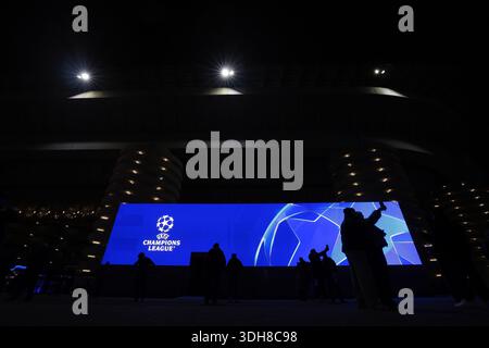 Milan, Italie. 20 janvier 2026. Vue générale avant le match Internazionale vs Arsenal UEFA Champions League à Giuseppe Meazza, Milan. Le crédit photo devrait se lire : Jonathan Moscrop/Sportimage crédit : Sportimage Ltd/Alamy Live News Banque D'Images