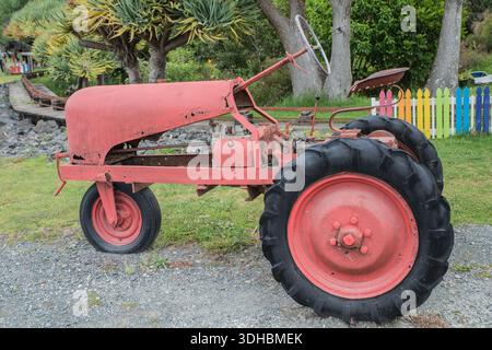 Un tracteur Newman AN3 Light Row-Crow-Crow-Crow en 1949 exposé en Nouvelle-Zélande Banque D'Images