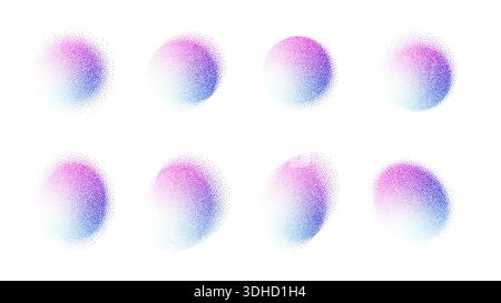 Fond abstrait dégradé avec des formes bleues fluides et une texture aquarelle douce. Design moderne avec transitions de couleurs éclatantes et fluide organique Illustration de Vecteur