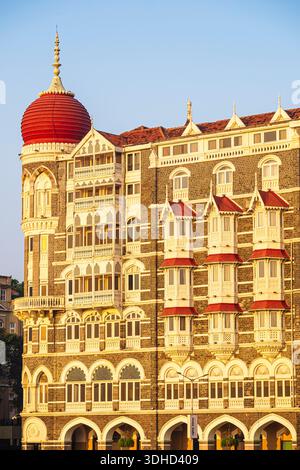 Inde, État du Maharashtra, Mumbai, district de Colaba, quartier Apollo Bandar, hôtel de luxe Taj Mahal Palace ouvert en 1903 Banque D'Images