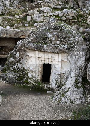 Ancienne ville lycienne de Tlos, Turquie. Banque D'Images