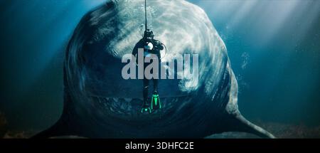 The Meg 2 : The Trench (2023)*Filmstill - usage éditorial exclusif* Cap/PLF Warner Bros/fourni par Capital Pictures Banque D'Images