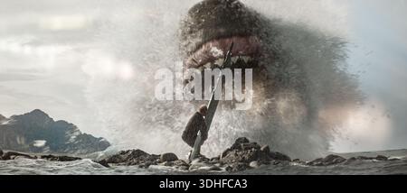 The Meg 2 : The Trench (2023)*Filmstill - usage éditorial exclusif* Cap/PLF Warner Bros/fourni par Capital Pictures Banque D'Images