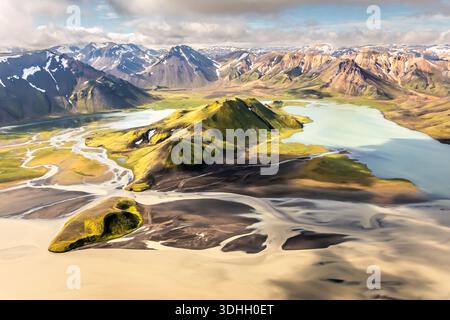 L'Islande est la terre et le peuple préférés de nombreux voyageurs. Superbe à tout moment de l'année avec une géologie fascinante. Banque D'Images