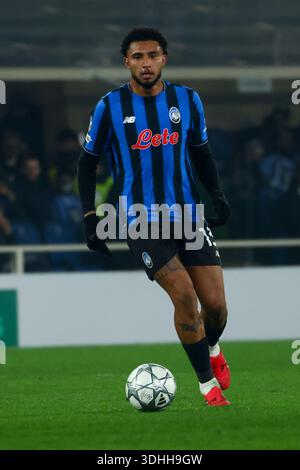 Bergame, Italie, 21 janvier 2026. Ederson en action lors d'un match de Ligue des champions de l'UEFA 2025/26 entre Atalanta BC et Athletic Club au New Balance Arena à Bergame, en Italie Banque D'Images