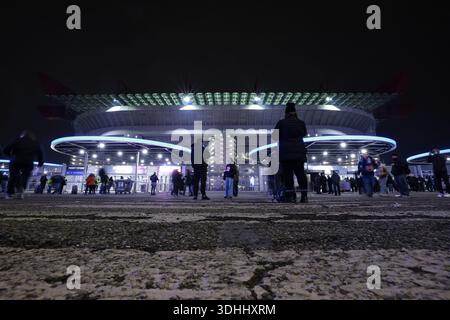 Milan, Italie. 20 janvier 2026. Vue générale avant le match Internazionale vs Arsenal UEFA Champions League à Giuseppe Meazza, Milan. Le crédit photo devrait se lire : Jonathan Moscrop/Sportimage crédit : Sportimage Ltd/Alamy Live News Banque D'Images