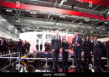 Le Roi Felipe VI d'Espagne, la Reine Letizia d'Espagne, Isabel Diaz Ayuso, Présidente de Madrid, Jose Luis Martinez Almeida, Major de Madrid, assiste à l'ouverture de FITUR 2026 à l'IFEMA le 22 janvier 2026 à Madrid, Espagne. Banque D'Images