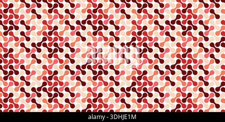 Motif répétitif géométrique croisé sans couture Illustration de Vecteur