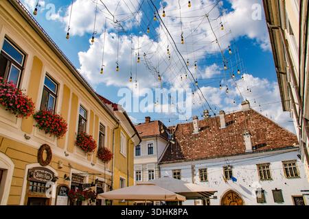 Cluj-Napoca, surnommée le cœur de la Transylvanie, est l’une des villes les plus dynamiques de Roumanie Banque D'Images