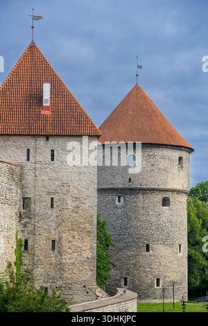 Musée des fortifications de Kiek in de Kök, tour d'artillerie du XVe siècle dans la vieille ville de la capitale Tallinn, comté de Harju, Estonie Banque D'Images