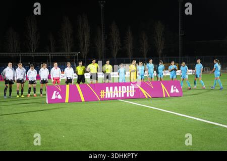 Napoli Women et Juventus Women lors du match Coppa Italia Women entre Napoli Women et Juventus Women au Stadio Piccolo le 22 janvier 2026 (USAGE ÉDITORIAL UNIQUEMENT). Crédit : SPP Sport Press photo. /Alamy Live News Banque D'Images