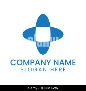 Design du logo Modern Technology. Illustration de Vecteur