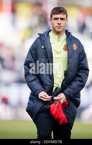 MADRID, ESPAGNE - 11 JANVIER : David Lopez du RCD Mallorca lors du match LaLiga EA Sports entre le Rayo Vallecano de Madrid et le RCD Mallorca à Estadio Banque D'Images