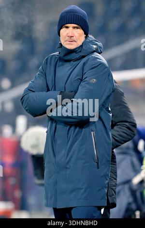 22/01/2026, Salzbourg, Stadion Salzbourg, Europa League : RB Salzbourg - FC Bâle, entraîneur Thomas Letsch (Salzbourg) Banque D'Images