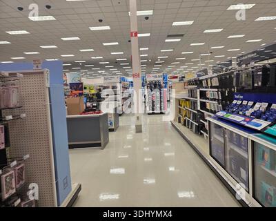 Visiter le magasin de la chaîne de détaillants Target Banque D'Images